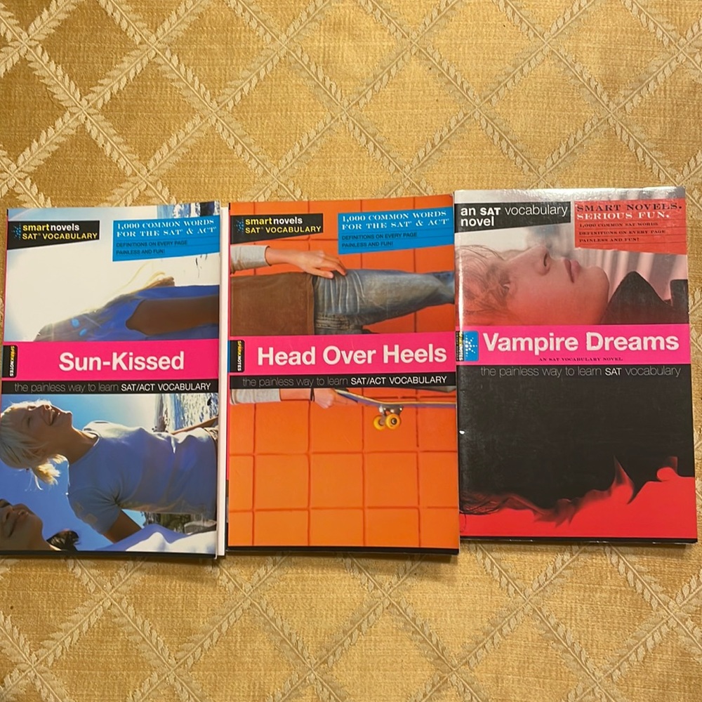 Sparknotes Sparknovels! 3 books that help learn SAT vocab